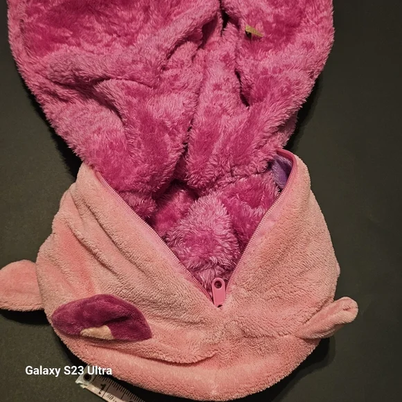 Huggle Pet Pink Kitty Hoodie One Size (Child) - Picture 8 of 12